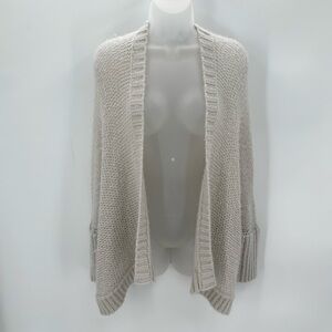 WOODEN SHIPS Cardigan Sweater Pawola Buendia Open Front Dolman Mohair Wool Blend
